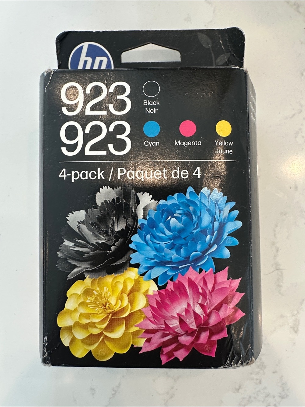 HP 923 4-Pack Ink - Black, Cyan, Magenta, Yellow NEW